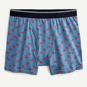 NWT J.Crew Men's High Quality Boxer Briefs Aquatic Print 2XL (41-43) AL824 BE